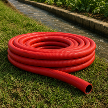 Sertsan Kırmızı Verici Hortum - 51 mm   2 inç / 50 m rulo