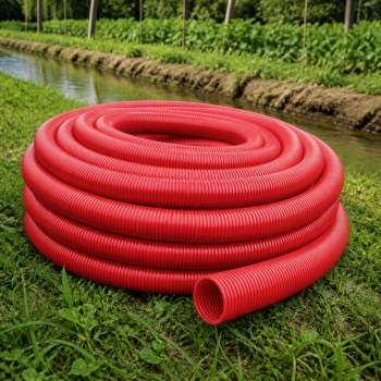 Sertsan Kırmızı Verici Hortum - 63 mm   2 1/2 inç / 24 m rulo
