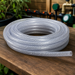 Sertsan Süper Örgülü Şeffaf Hortum - 12,5 mm   1/2 inç / 100 m rulo