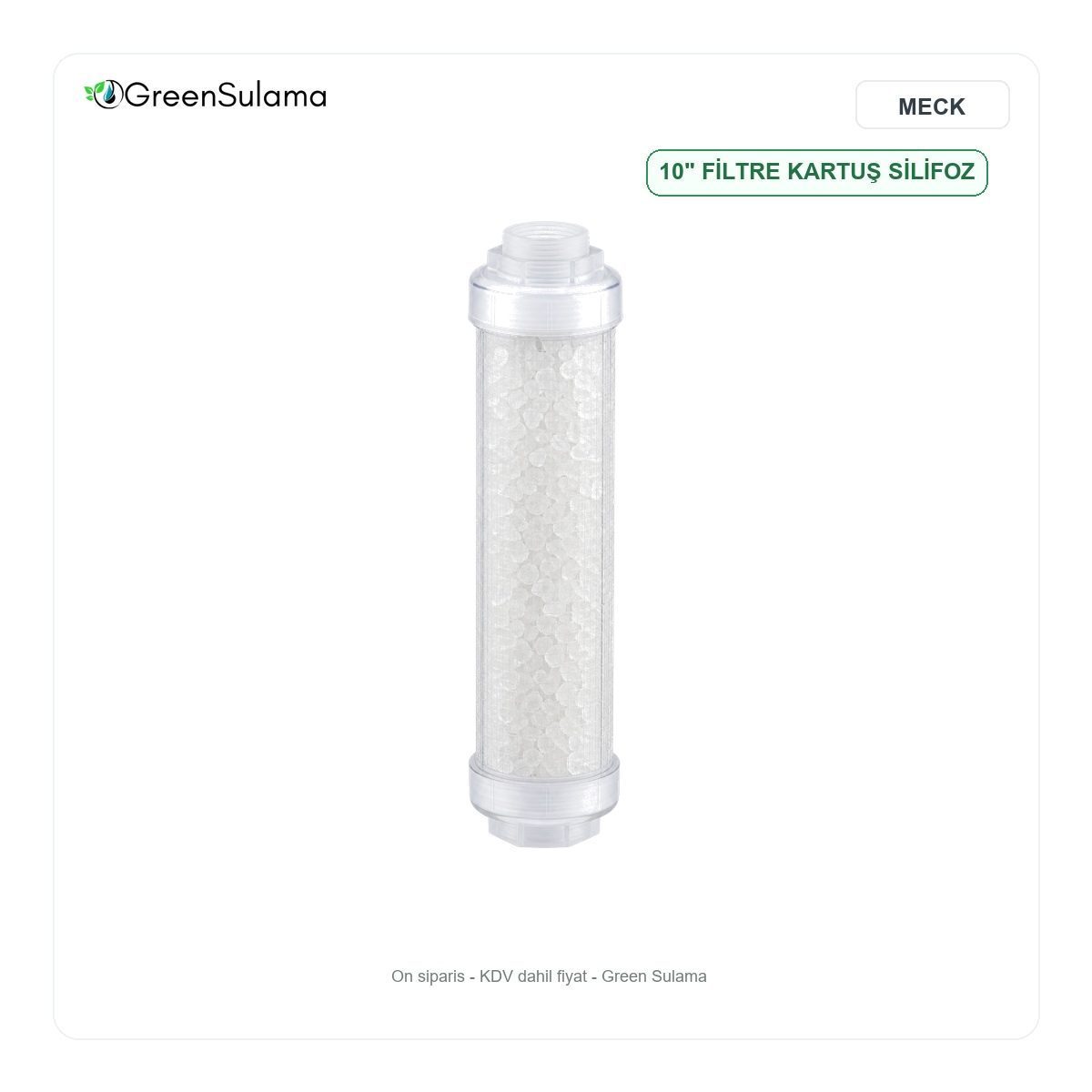 MECK 10″ Filtre Kartuş Silifoz MECK 10" Filtre Kartuş Silifoz urun gorseli - Green Sulama