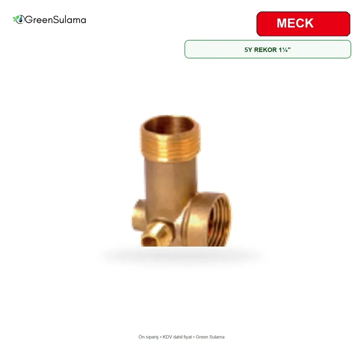 MECK 5 YOLLU REKOR 1¼” Beş Yollu Rekor MECK 5 YOLLU REKOR 1¼" Beş Yollu Rekor ürün görseli - Green Sulama