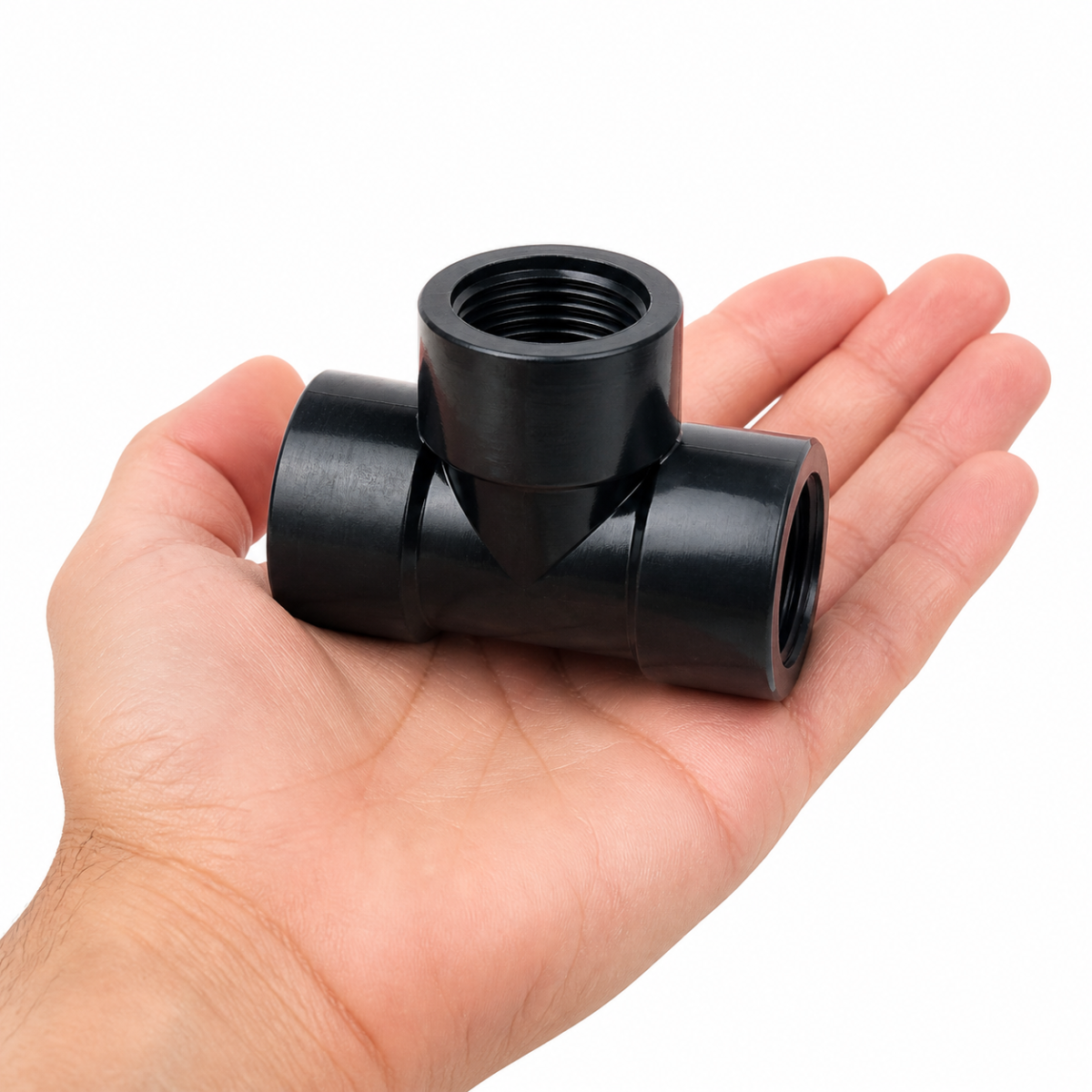 Poelsan PP Fittings Dişli Te Dişi Dişi Dişi Avuç İçi