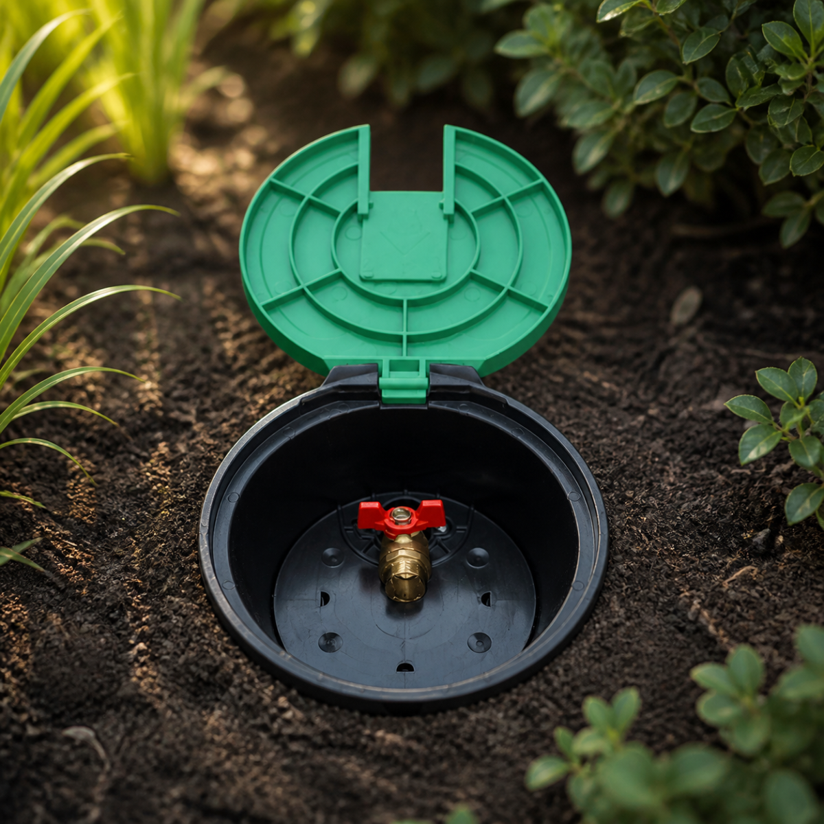 Greenbox 3/4 - açık vana kutusu görsel 1