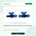 Hekimoğlu 256 Yassı Boru Küresel Mini Vana Vidalı Ø 17x17 - 100 Adet Paket gerçek katalog ürün görseli