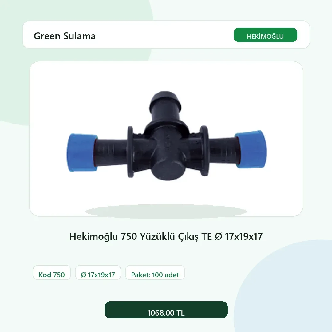 Hekimoğlu 750 Yüzüklü Çıkış TE Ø 17x19x17 - 100 Adet Paket gerçek katalog ürün görseli Hekimoğlu 750 Yüzüklü Çıkış TE Ø 17x19x17 - 100 Adet Paket gerçek katalog ürün görseli