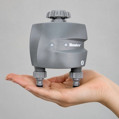 Hunter BTT-201 Bluetooth Musluk Zamanlayıcısı - 2 Bölge, 1 inç BSP ve 3/4 inç Hortum Dişi görseli