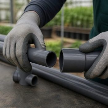 Pimtaş U-PVC Yapıştırma Muflu Boru PN16 montaj detayı