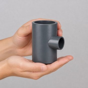 Pimtaş UH-PVC Yapıştırma Muflu İnegal Te elde ölçek görünümü