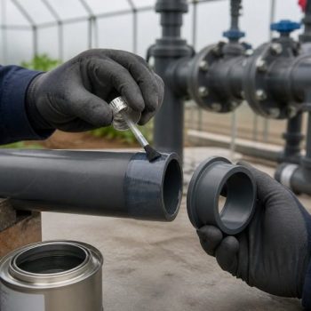 Pimtaş UH-PVC yapıştırma muflu kole montaj detayı