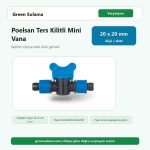 Poelsan Ters Kilitli Mini Vana 20 x 16 sinematik