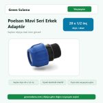 Poelsan Mavi Seri Kablin Erkek Adaptör Sinematik