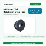 Poelsan PP Fittings Redüksiyon Erkek Dişi Sinematik