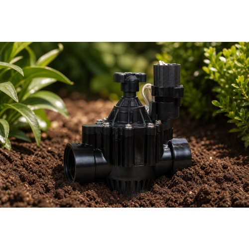 rain-bird-200pga-24v-sinematik Rain Bird 200PGA 24V 2 inç solenoid vana bahçe toprağında sinematik görünüm