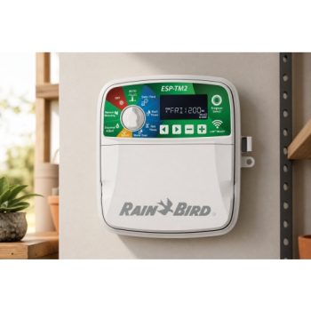 Rain Bird ESP-TM2I 4 istasyonlu iç mekân sulama kontrol ünitesi sinematik görünüm