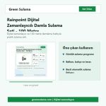 Rainpoint dijital zamanlayıcılı 100 metre damla sulama seti hazır sulama seti görseli